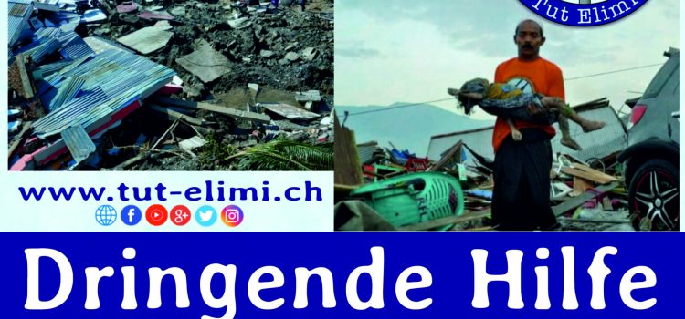 Spendenaktionen für die Erdbeben- und Tsunamiopfer in Indonesien